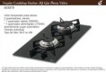 Fogão Cooktop Fischer 2Q Gás Mesa Vidro  3879